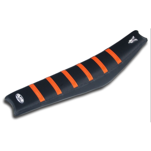 Ribbed Cover Velcro Std, Black/Orange, KTM SXF/SX 19-22,EXC/EXCF 20-23