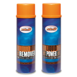 Twin Air Liquid Power Spray + Liquid Dirt Remover Spray Pak (2x500ml)