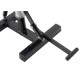 XC MX depåstöd/mekpall, smal 58x263mm, justerbar höjd 5 lägen, svart