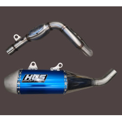 HGS Avgassystem KTM450SX-F 19-  Blå