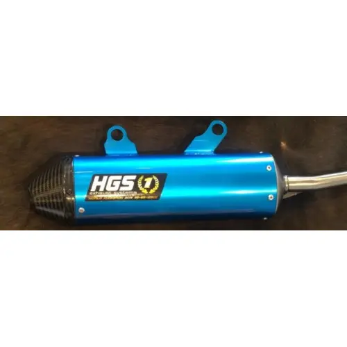 HGS Ljuddämpare Blå/Kolfiber 2T Racing YZ125 22-