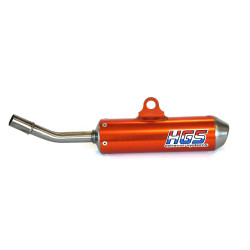 HGS Ljuddämpare Orange KTM125 23- HVA TC125 23-  HGS Ljuddämpare Orange KTM125 23- HVA TC125 23-