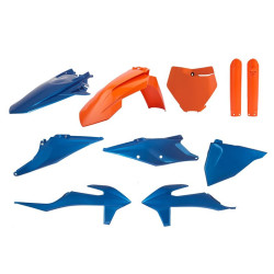 Polisport Plastkit KTM SX/SXF(19->) Blå/Orange