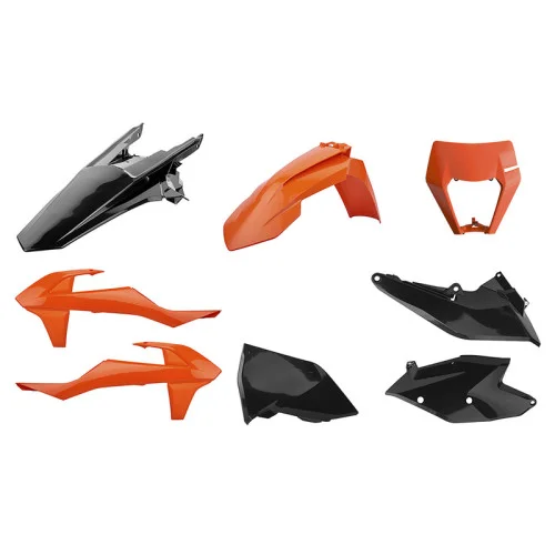 Polisport Enduro w/ mask EXC/EXCF (17-19) Orange/Svart Polisport Enduro w/ mask EXC/EXCF (17-19) Orange/Svart