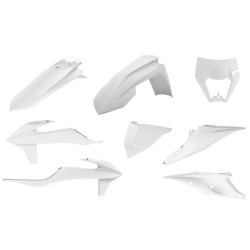 Polisport Plastkit Enduro KTM EXC/EXC-F (20->) Vit