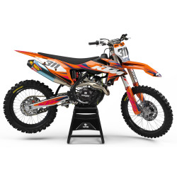 KTM Duke orange komplett dekalkit KTM Duke orange komplett dekalkit