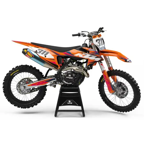 KTM Duke orange komplett dekalkit KTM Duke orange komplett dekalkit