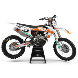KTM FiftyFifty white komplett dekalkit