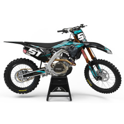 Honda Camo black Komplett dekalkit