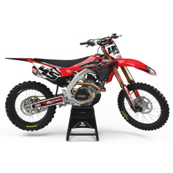 Honda Block black Komplett dekalkit