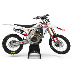 Honda Pro white Komplett dekalkit