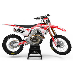 Honda Dots white Komplett dekalkit