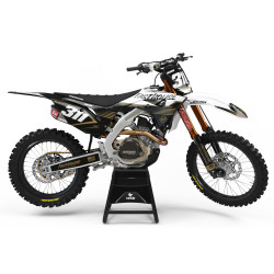 Honda Fasthouse white Komplett dekalkit