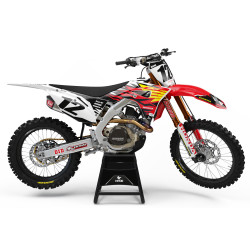 Honda Retro black Komplett dekalkit