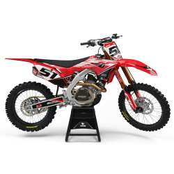 Honda Camo red komplett dekalkit
