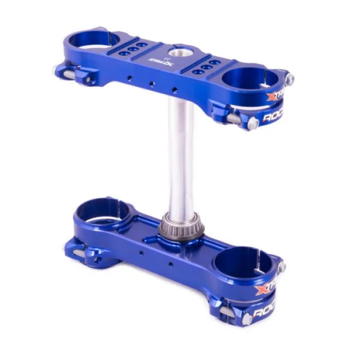 Xtrig ROCS Tech Triple Clamp Kit - 22mm Offset Blue Husqvarna/GasGas/KTM Xtrig ROCS Tech Triple Clamp Kit - 22mm Offset Blue Husqvarna/GasGas/KTM