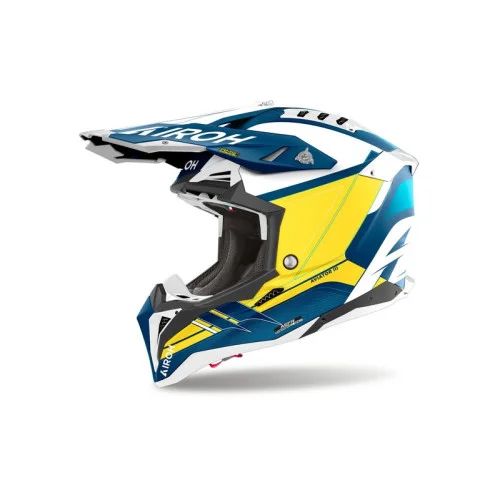 Airoh Hjälm Aviator 3 Saber blå matt XL Airoh Hjälm Aviator 3 Saber blå matt XL