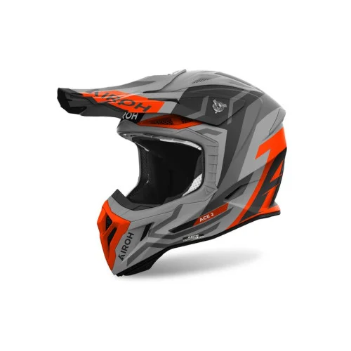 Airoh Hjälm Aviator Ace 2 Ground orange matt L Airoh Hjälm Aviator Ace 2 Ground orange matt L