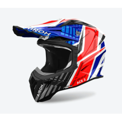 Airoh Hjälm Aviator Ace 2 Proud Blå/Röd glansig L Airoh Hjälm Aviator Ace 2 Proud Blå/Röd glansig L
