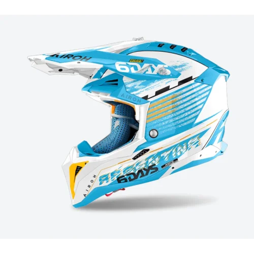 Airoh Hjälm Aviator 3 Six Days Argentina glansig S Airoh Hjälm Aviator 3 Six Days Argentina glansig S
