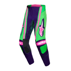 Alpinestars Byxor Techstar Nomur Lila/Grön/Fluo Rosa 28
