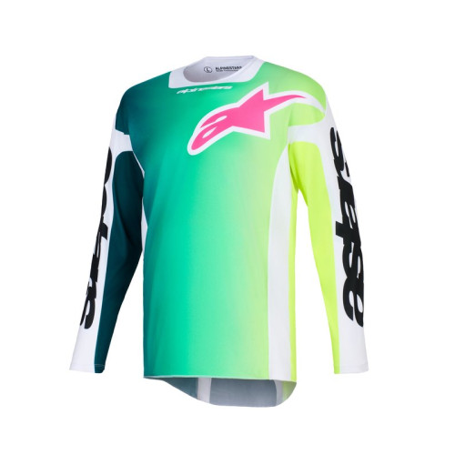 Alpinestars Tröja Racer Portl Grön/Vit/Svart XL