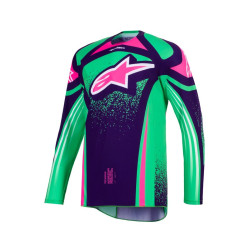 Alpinestars Tröja Techstar Nomur Lila/Grön/Fluo Rosa M