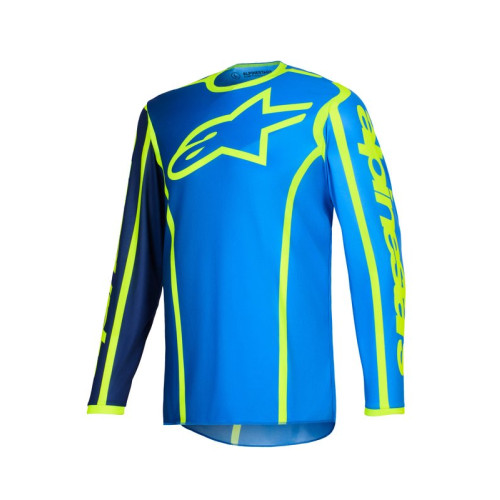 Alpinestars Tröja Fluid Apex Blå/Fluo Gul XXL