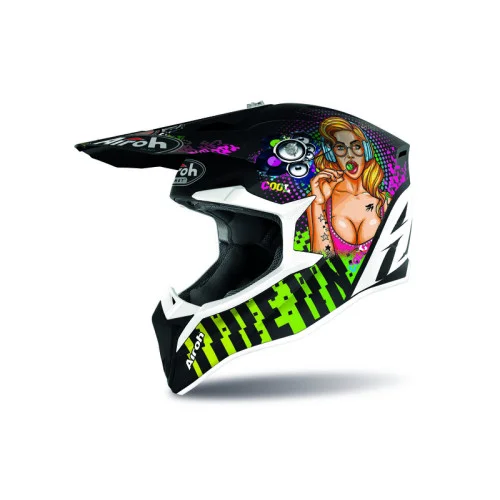 Airoh Hjälm Wraap Youth Pin-Up matt XS Airoh Hjälm Wraap Youth Pin-Up matt XS