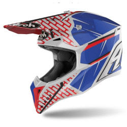 Airoh Hjälm Wraap Idol röd/blå 2XL