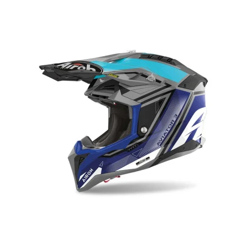Airoh Hjälm Aviator 3 League Blå XS Airoh Hjälm Aviator 3 League Blå XS