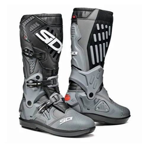SIDI Atojo SRS MX Stövel Grå/Svart 46 SIDI Atojo SRS MX Stövel Grå/Svart 46
