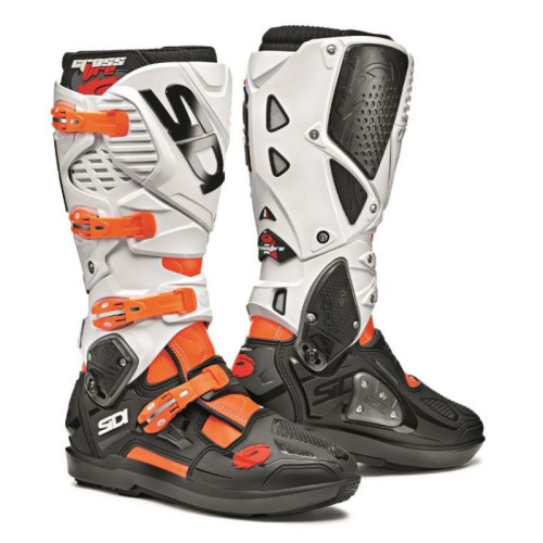 Sidi Crossfire 3 SRS MX stövel orange fluo/svart/vit 40