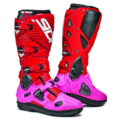 SIDI Crossfire 3 SRS MX Stövel LTD 2023 Röd/Rosa 40