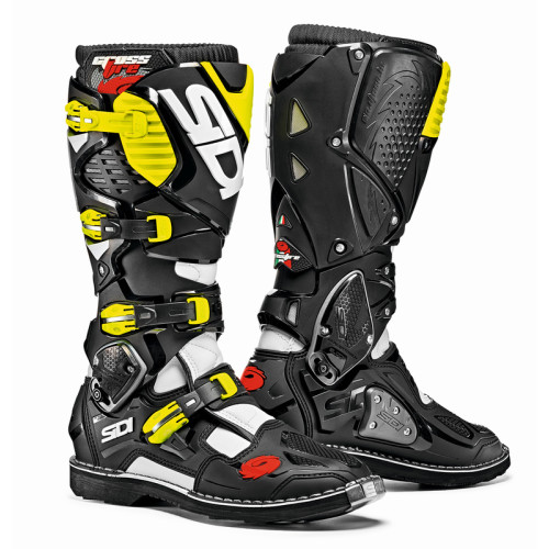 SIDI Crossfire 3 MX Stövel vit/svart/fl gul 47