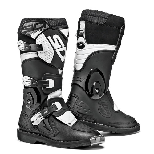 Sidi MX Stövel Flame Junior, fluo svart/vit 36