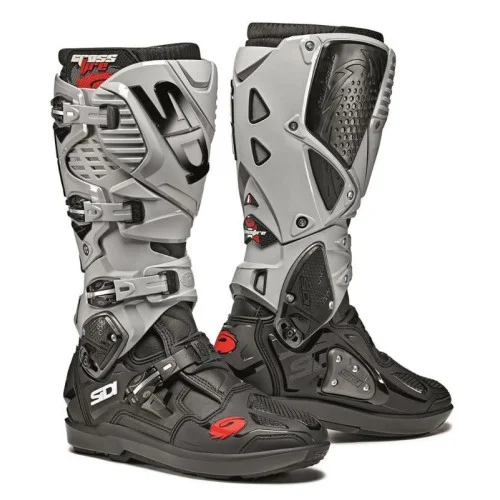 SIDI Crossfire 3 SRS MX Stövel Svart/Aska 46 SIDI Crossfire 3 SRS MX Stövel Svart/Aska 46
