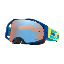Oakley Goggles Airbrake MX Silver/Blue Colorshift Prizm MX Sapphire Oakley Goggles Airbrake MX Silver/Blue Colorshift Prizm MX Sapphire