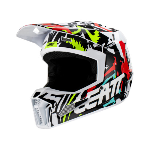 Leatt Hjälm Kit Moto 3.5 V23 Zebra S 55-56cm