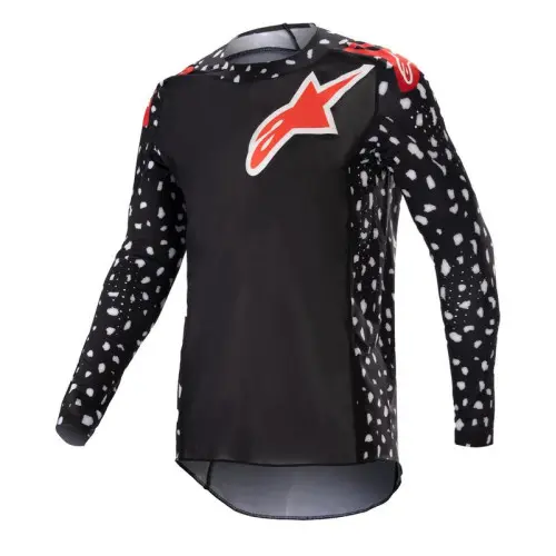 Alpinestars Tröja Supertech North Svart/Neon Röd L
