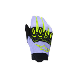 Alpinestars Handskar Youth Full Bore v2 Lila/Fluo Gul L