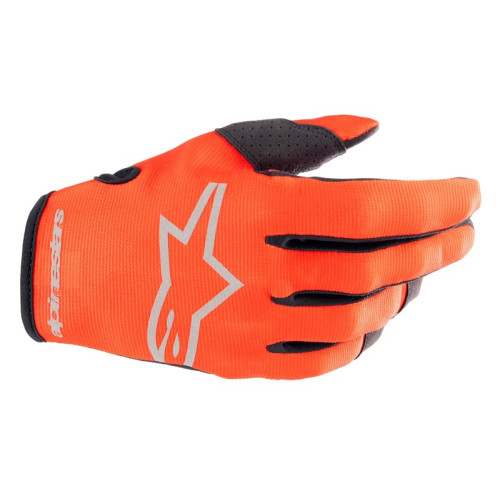 Alpinestars Junior Radar Handskar Hot Orange/Svart XS