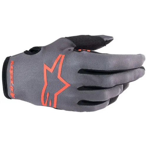 Alpinestars Handske Radar Grå/Neon Röd XL