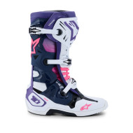 Alpinestars Stövel Tech 10 Vit/Violet/Fluo Rosa 40,5