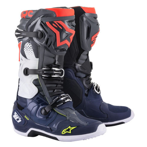 Alpinestars Stövel Tech 10 Grå/Blå/Röd 43 (9)