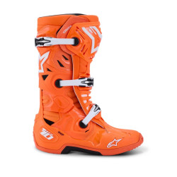 Alpinestars Stövel Vented Tech 10 Fluo Orange/Vit 42