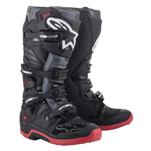Alpinestars Stövel Tech 7 Svart/Grå/Röd 44,5 (10) Alpinestars Stövel Tech 7 Svart/Grå/Röd 44,5 (10)