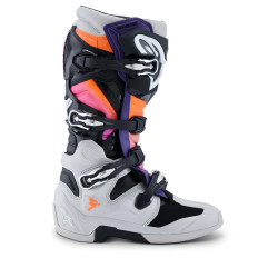 Alpinestars Stövel Tech 7 Svart/Orange/Fluo Magenta 44,5 (10)