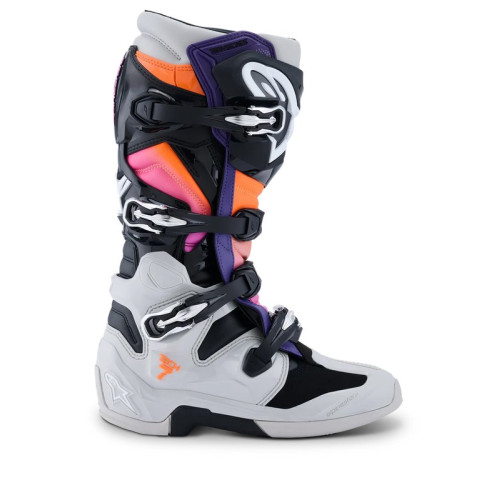 Alpinestars Stövel Tech 7 Svart/Orange/Fluo Magenta 44,5 (10)