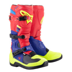 Alpinestars Stövel Tech 3 Röd/Blå/Gul Fluo 44,5